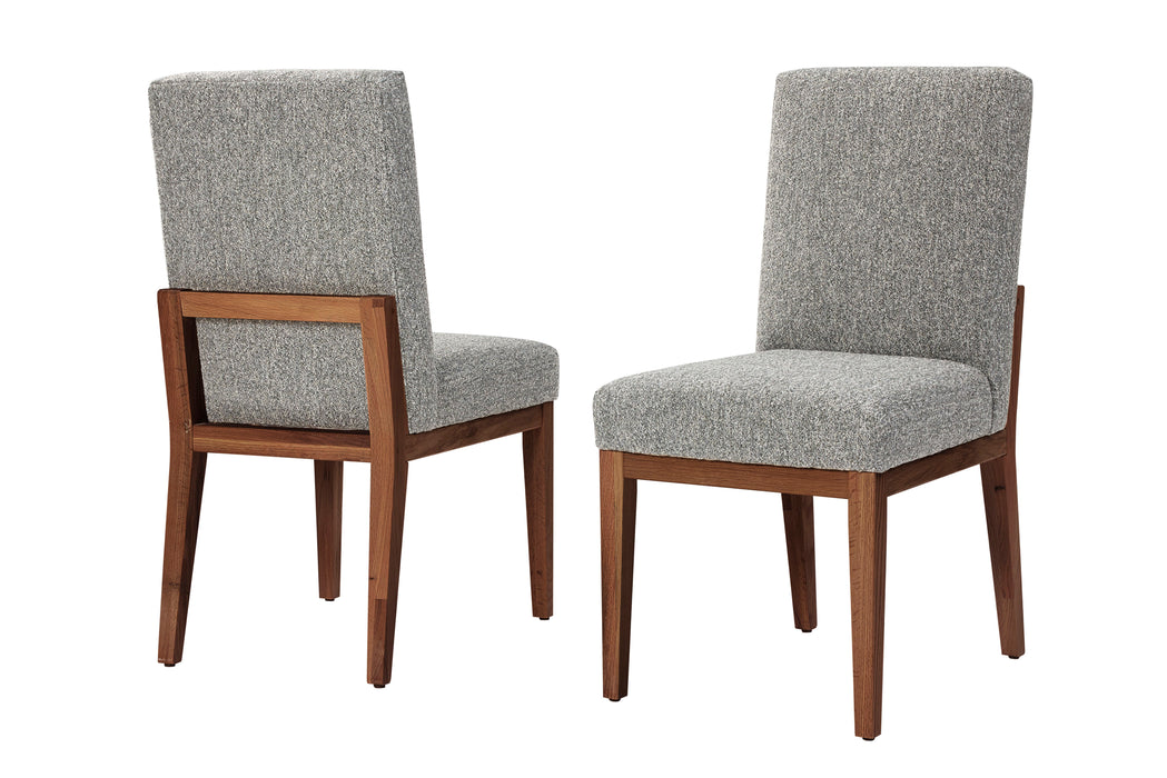 Dovetail - Upholstered Side Chair - Natural Legs