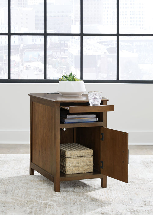 Devonsted - Brown - Chair Side End Table
