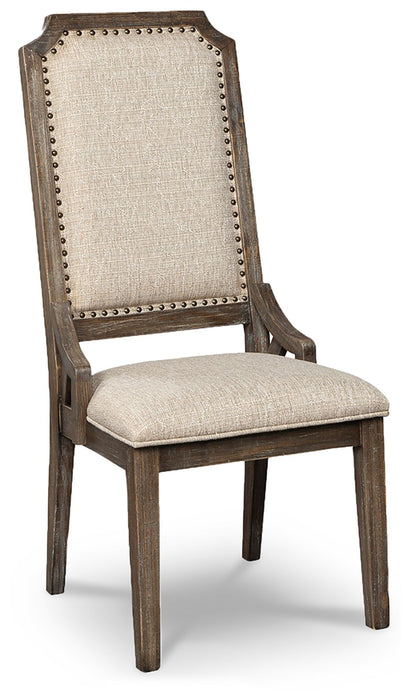 Wyndahl - Rustic Brown - Dining Uph Side Chair (Set of 2) - Framed Back