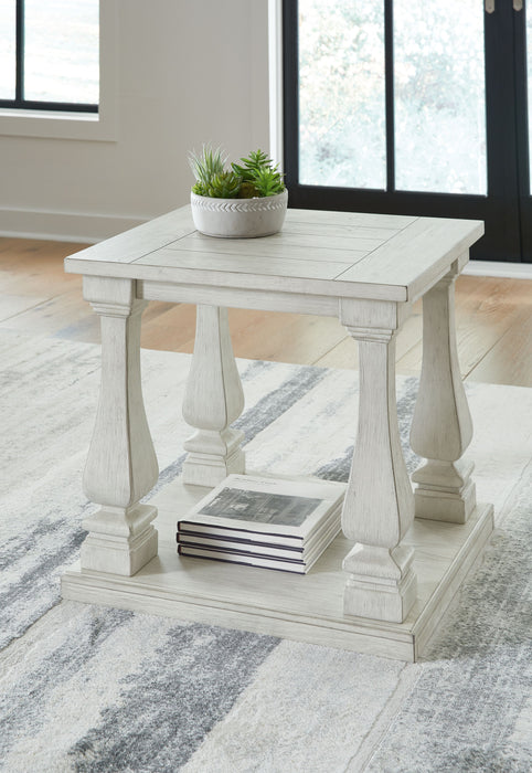 Arlendyne - Antique White - Rectangular End Table