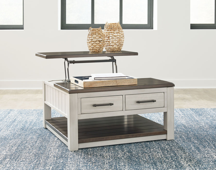 Darborn - Gray / Brown - Lift Top Cocktail Table