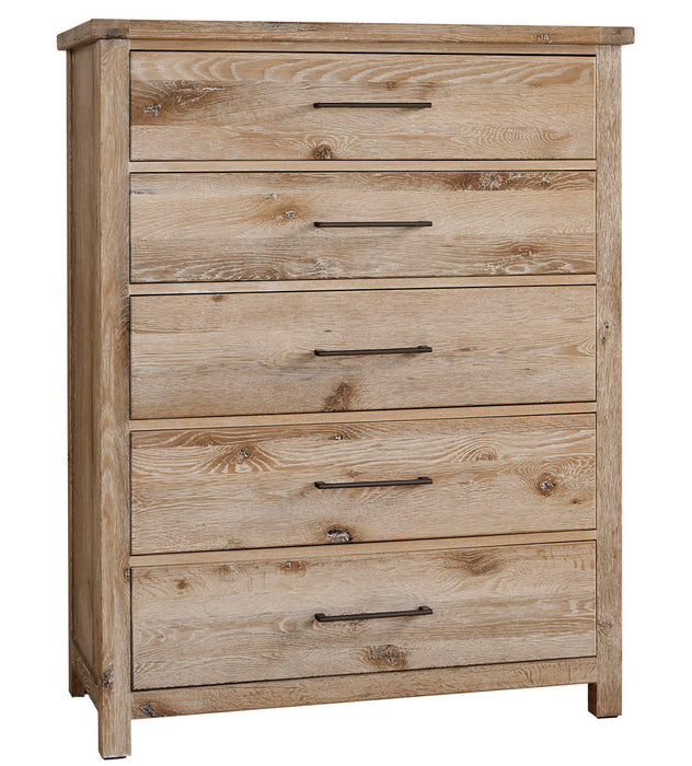 Dovetail - 5-Drawer Chest - Sun Bleached White