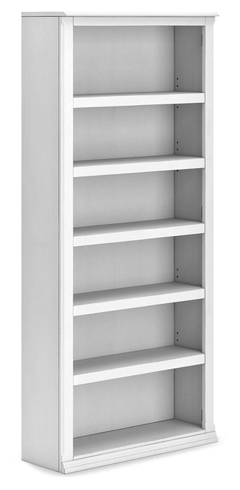 Kanwyn - Whitewash - Large Bookcase