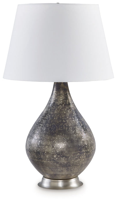 Bluacy - Antique Gray - Glass Table Lamp